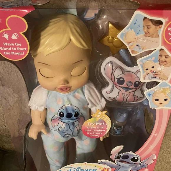 Disney Darlings Stitch Doll with Blonde Hair and Blue Outfit - Picture 4 of 12